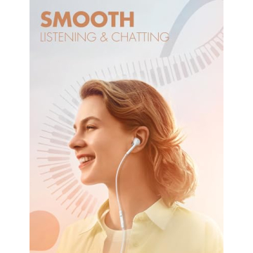 Antool Wired Earbuds for Clear Calls & Noise Cancellation