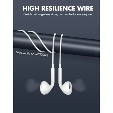 Antool Wired Earbuds for Clear Calls & Noise Cancellation