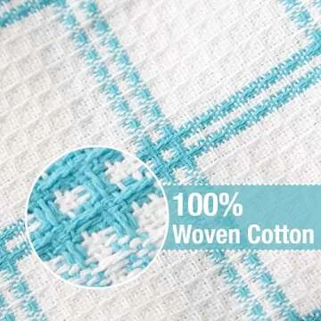T-Fal Premium Waffle Dish Cloths: Highly Absorbent, Super Soft, Long Lasting - 100% Cotton, 12"x13" ...