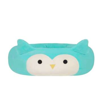 Squishmallows Original 20-Inch Winston The Owl Pet Bed - Small Ultrasoft Official Jazwares Plush Pet...