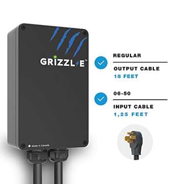 Grizzl-E EV Charger: Adjustable Amperage for All Vehicles