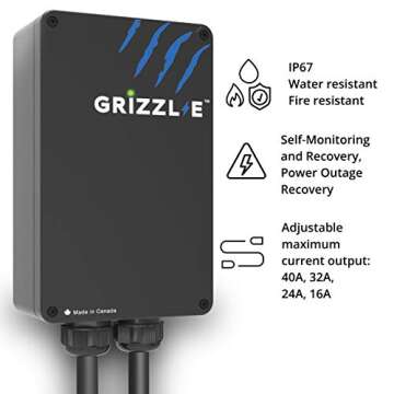 Grizzl-E EV Charger: Adjustable Amperage for All Vehicles