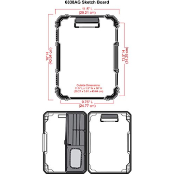 ArtBin Sketch Board – Portable Drawing Surface with Storage