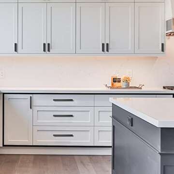 Amerdeco 10 Pack Oil Rubbed Bronze Cabinet Knobs Single Hole Cabinet Handles 2 Inch Solid Zinc Alloy Cupboard Drawer Knobs Kitchen Cabinet Knobs T Bar Hardware ZH0003ORBK