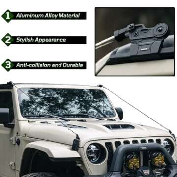 SHEAM Adjustable Limb Risers Kit for Jeep Wrangler & Gladiator 2018-2023