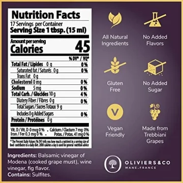 Fig Balsamic Vinegar by Oliviers&Co | 8.5 Fl Oz