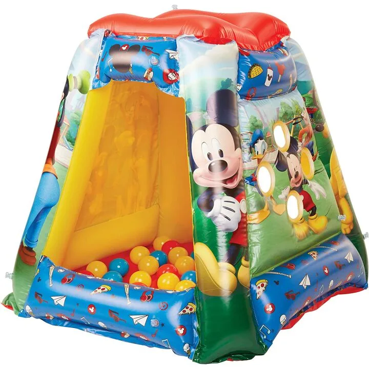 Mickey Mouse Inflatable Ball Pit with 20 Balls