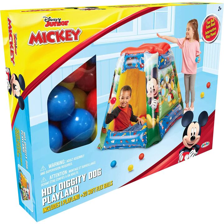 Mickey Mouse Inflatable Ball Pit with 20 Balls