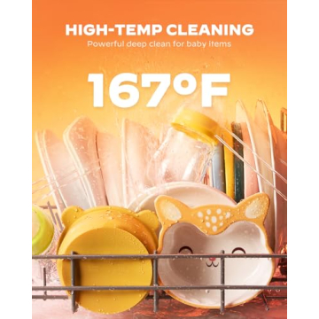 Silonn Mini Countertop Dishwasher for Dorm & RV