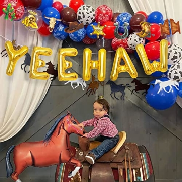 Yee Haw Balloons Enchanting Western Decorations