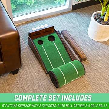 GoSports 9 ft Putting Green Ramp for Home & Office