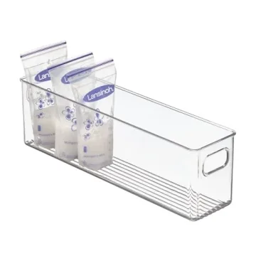 mDesign Stackable Storage Bins for Kitchen and Nursery