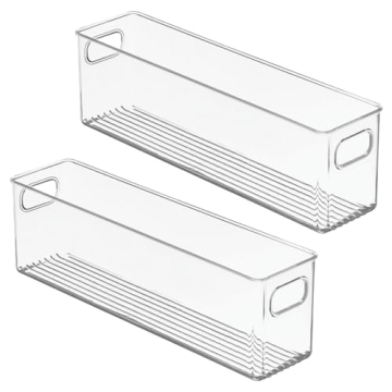 mDesign Stackable Storage Bins for Kitchen and Nursery