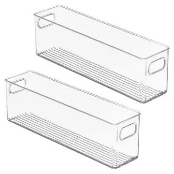 mDesign Stackable Storage Bins for Kitchen and Nursery