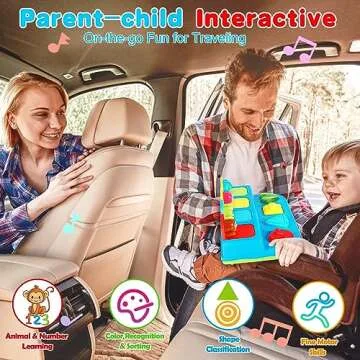 Interactive Pop Up Toys with Music & Light, Montessori Cause and Effect Toys for 1 Year Old Boy Girl Infant Baby Easter Gifts Learning Toys 6-12-18 Months Educational Sensory Toys for Toddler Ages 1-3