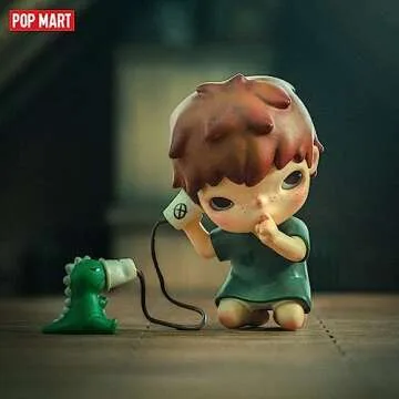 POP MART Hirono Mime Series Figures, Hirono Blind Box Figures, Random Design Action Figures Collectible Toys Home Decorations, Holiday Birthday Gifts for Girls and Boys, Single Box