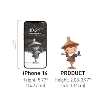 POP MART Hirono Mime Series Figures, Hirono Blind Box Figures, Random Design Action Figures Collectible Toys Home Decorations, Holiday Birthday Gifts for Girls and Boys, Single Box