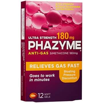 Phazyme Ultra Strength Softgels - 180 mg - 12 ct by Phazyme