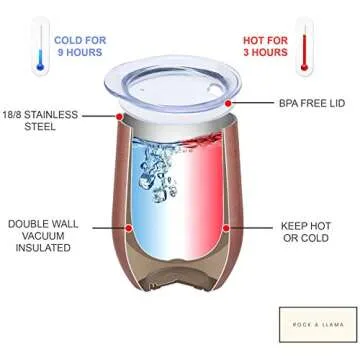 Rock and Llama Boss Babe Tumbler - A Gift for Women Empowerment