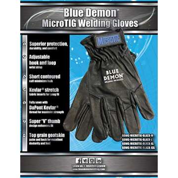 MICROTIG WELDING GLOVES
