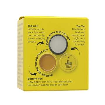 Dr. PawPaw Lip Scrub and Lip Balm Duo - Hydrating Lip Balm with Pawpaw, Aloe, Olive and Castor Oils ...