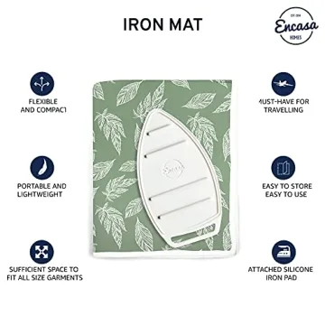 Encasa Homes Large Ironing Mat Portable & Heat Resistant