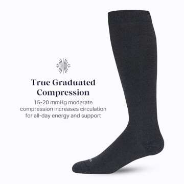 Comrad Knee High Compression Socks - Comfort & Support