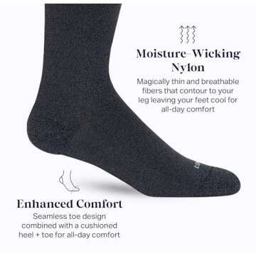 Comrad Knee High Compression Socks - Comfort & Support