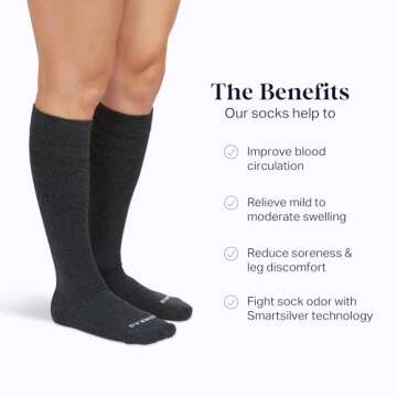 Comrad Knee High Compression Socks - Comfort & Support