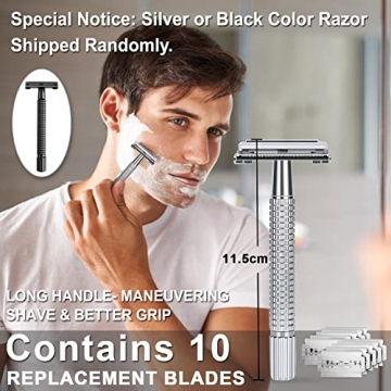 Complete Men's Shaving Kit with Safety Razor and Essentials