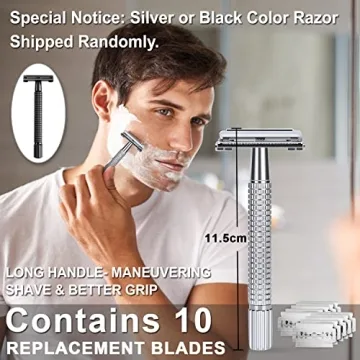 Complete Men's Shaving Kit with Safety Razor and Essentials