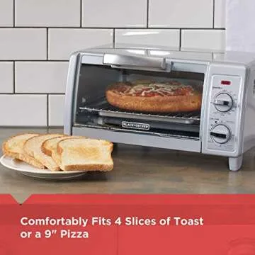 BLACK+DECKER 4-Slice Toaster Oven with Easy Controls
