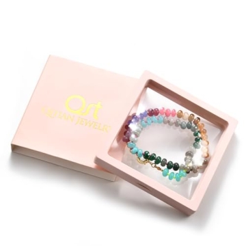 Colorful Beaded Gemstone Choker Necklace for Women