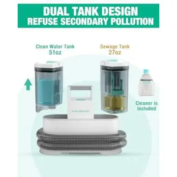 HAUSHOF Portable Carpet Spot Cleaner for Pet Stains