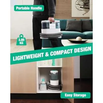 HAUSHOF Portable Carpet Spot Cleaner for Pet Stains