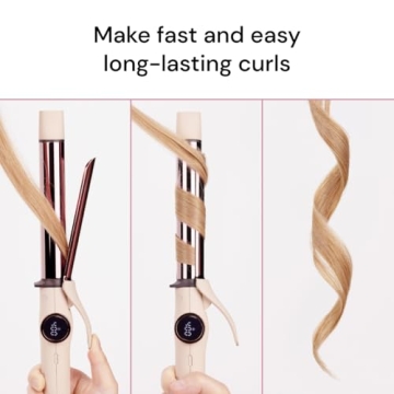 L'ANGE HAIR Le Clip Titanium Curling Iron for Long-Lasting Curls