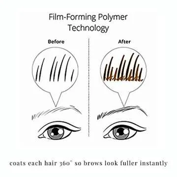 Elizabeth Mott Queen of the Fill Eyebrow Gel – Tinted Brow Filler, Volumizer & Setter – Defines, Shapes & Covers Gray Hairs – Water-Resistant, Long-Lasting – Cruelty-Free – Light Medium Brown 4g