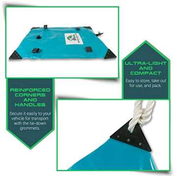 Durable 53 Gallon Portable Water Bladder for Adventures