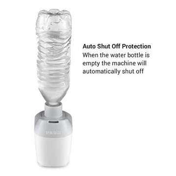 Homedics Ultrasonic Portable Humidifier – Small Air Humidifiers for Bedroom, Plants, Office, Travel – Cool Mist Humidifiers, Uses Standard Water Bottle, White