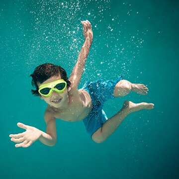 Speedo Kids' Hydrospex Swim Mask Ages 3-6 - Blue Ice