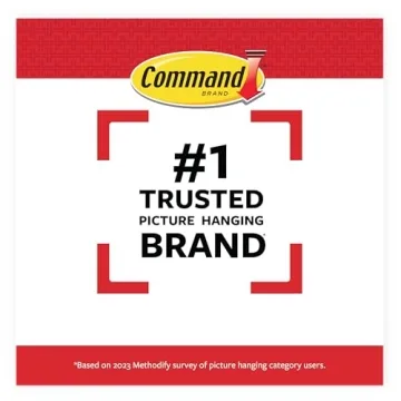 Command 15 lb Large Picture Hanging Strips for Damage-Free Decor