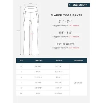 Fleece Lined Women's High Waist Flare Leggings