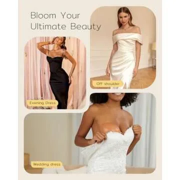 Niidor Adhesive Push Up Strapless Backless Bra