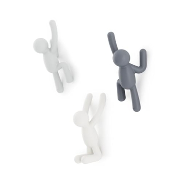 Umbra Buddy Wall Hooks – Fun, Functional Coat Hooks for Kids & Adults, Set of 3