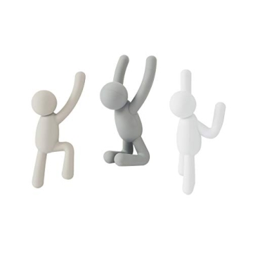Umbra Buddy Wall Hooks Set of 3 Fun Functional Coat Hooks