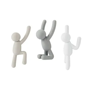 Umbra Buddy Wall Hooks Set of 3 Fun Functional Coat Hooks