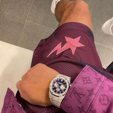 BOOMLEMON Mens Mesh Graphic Print Shorts Casual Workout Cool Shorts Gym Basketball Running Short Pan...