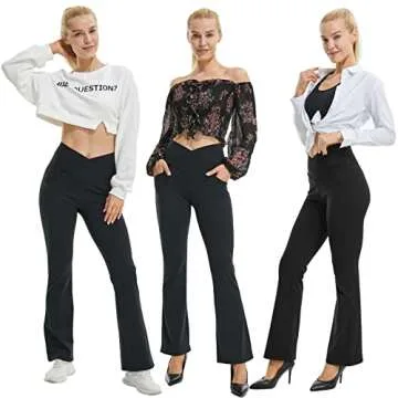 FireSwan Women's Yoga Pants with Pockets for Style and Comfort