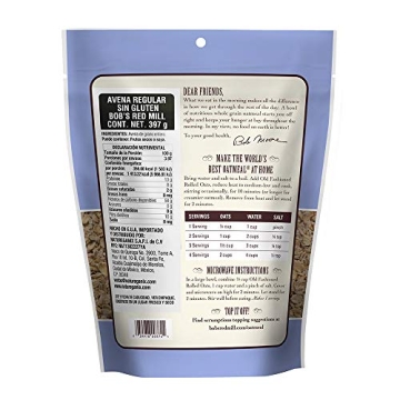Bob's Red Mill Gluten Free Old Fashion Rolled Oats 14 Oz