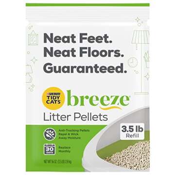 Purina Tidy Cats Breeze Cat Litter Pellets Refill - 3.5 lb. Pouch (Pack of 4)